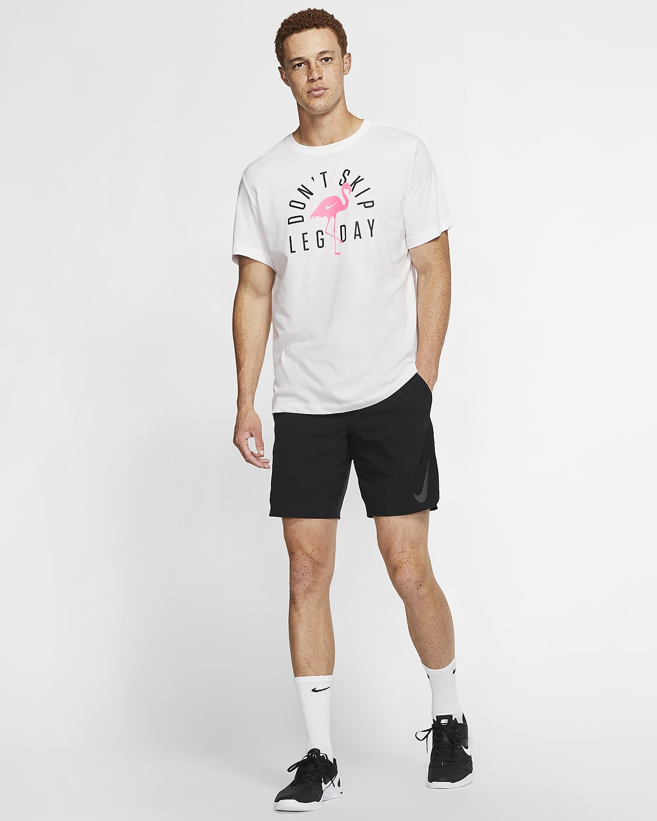 nike dont skip leg day flamingo shirt