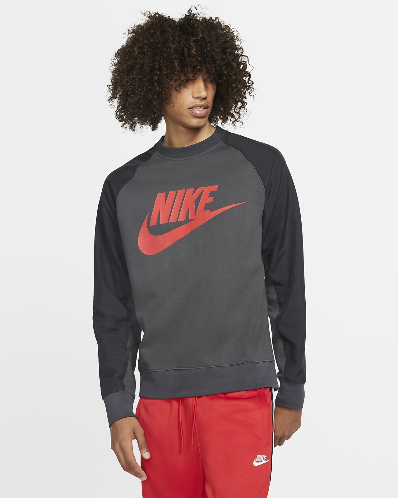 nike graphic tracksuit black