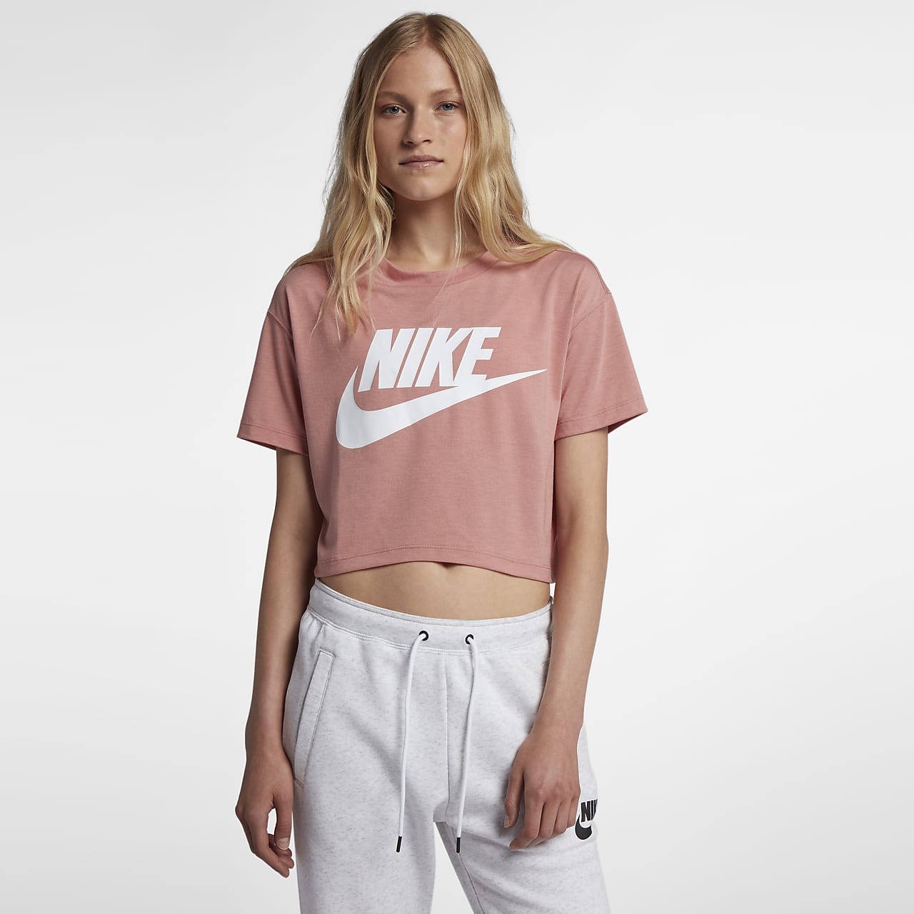 Nike Essential Cropped kortermet overdel for dame