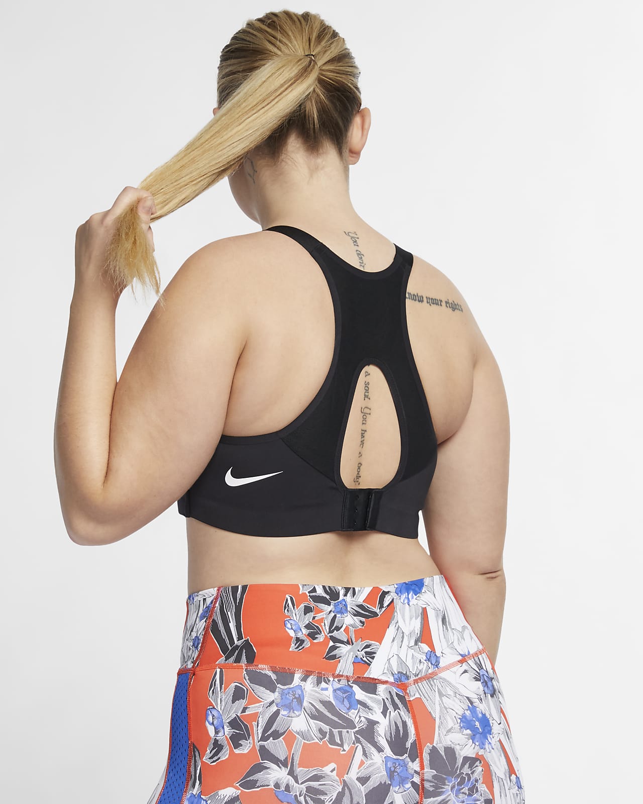 nike rival high support sports bra