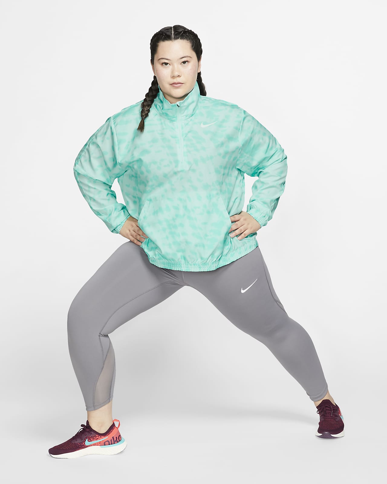 Nike Dri-FIT Women's 1/2-Zip Printed 