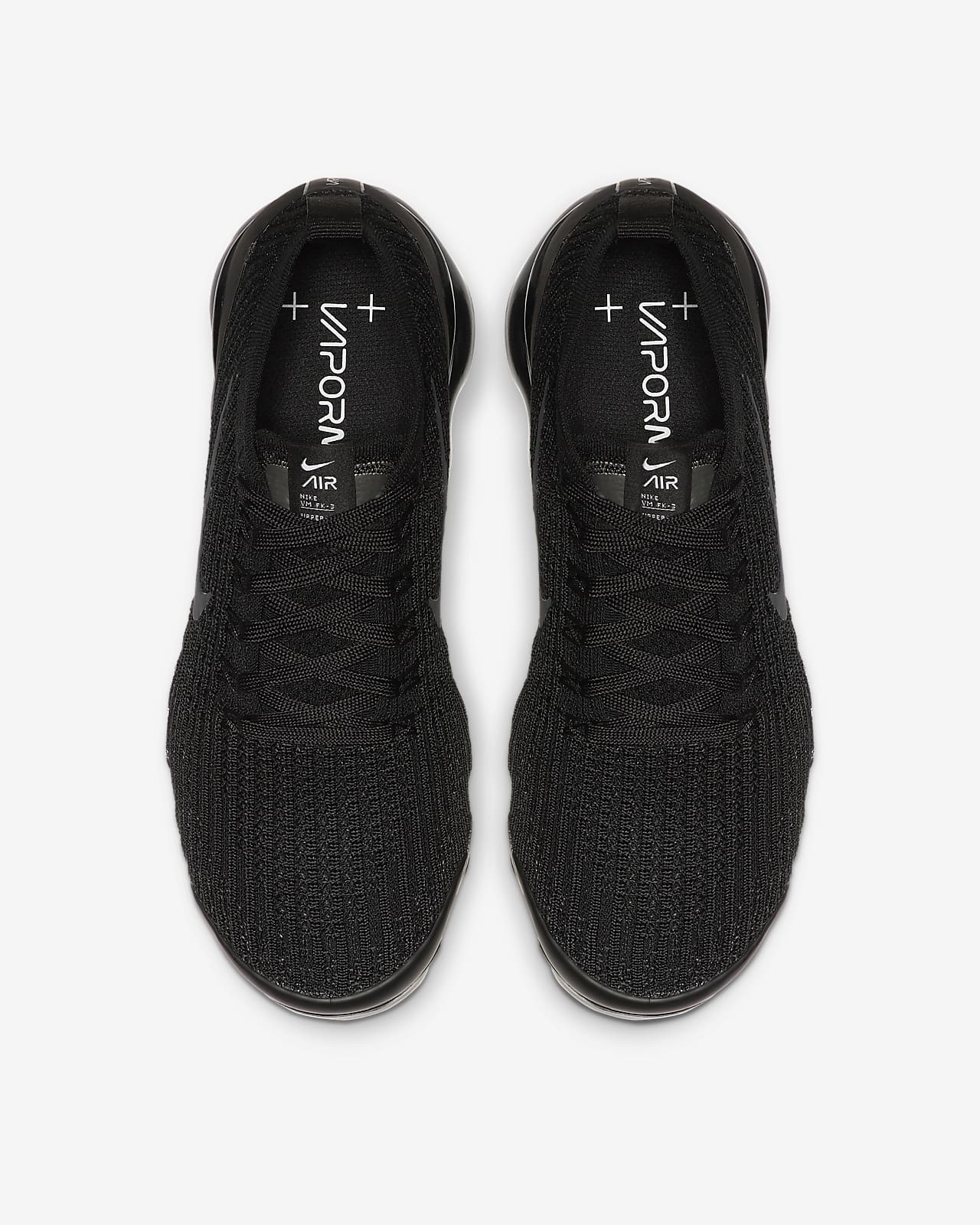 black flyknit shoes