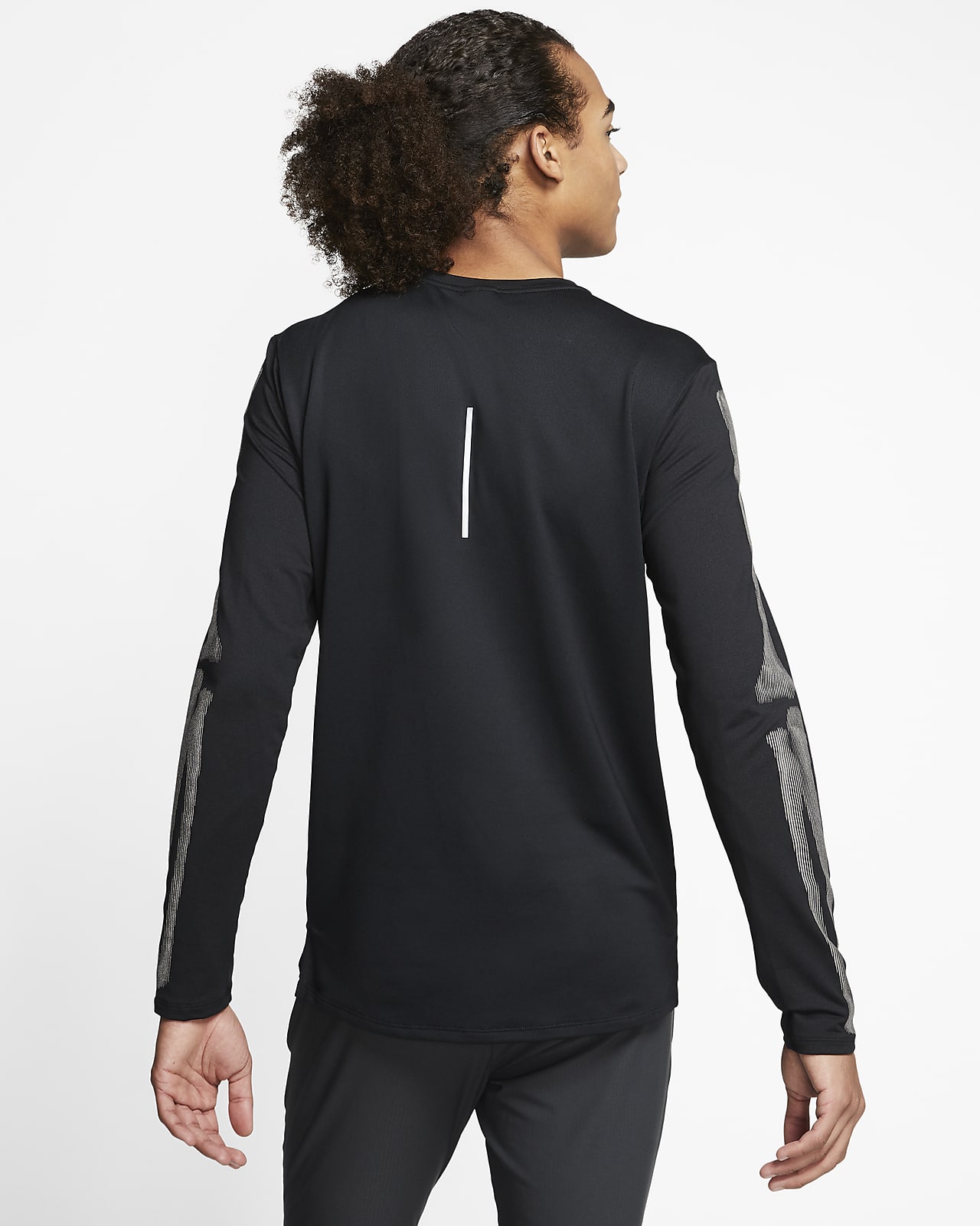 nike men's skeleton top black