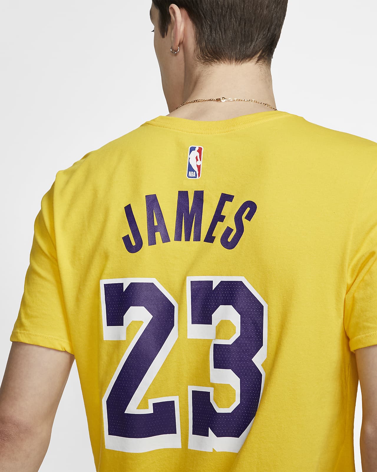 LeBron James Lakers Dri-FIT T-Shirt. Nike.com
