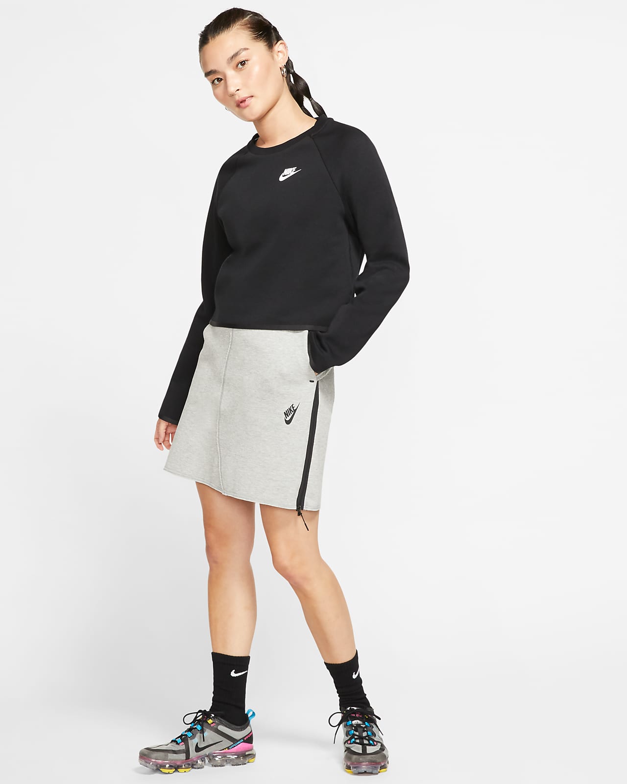 nike sportswear tech fleece women's crew