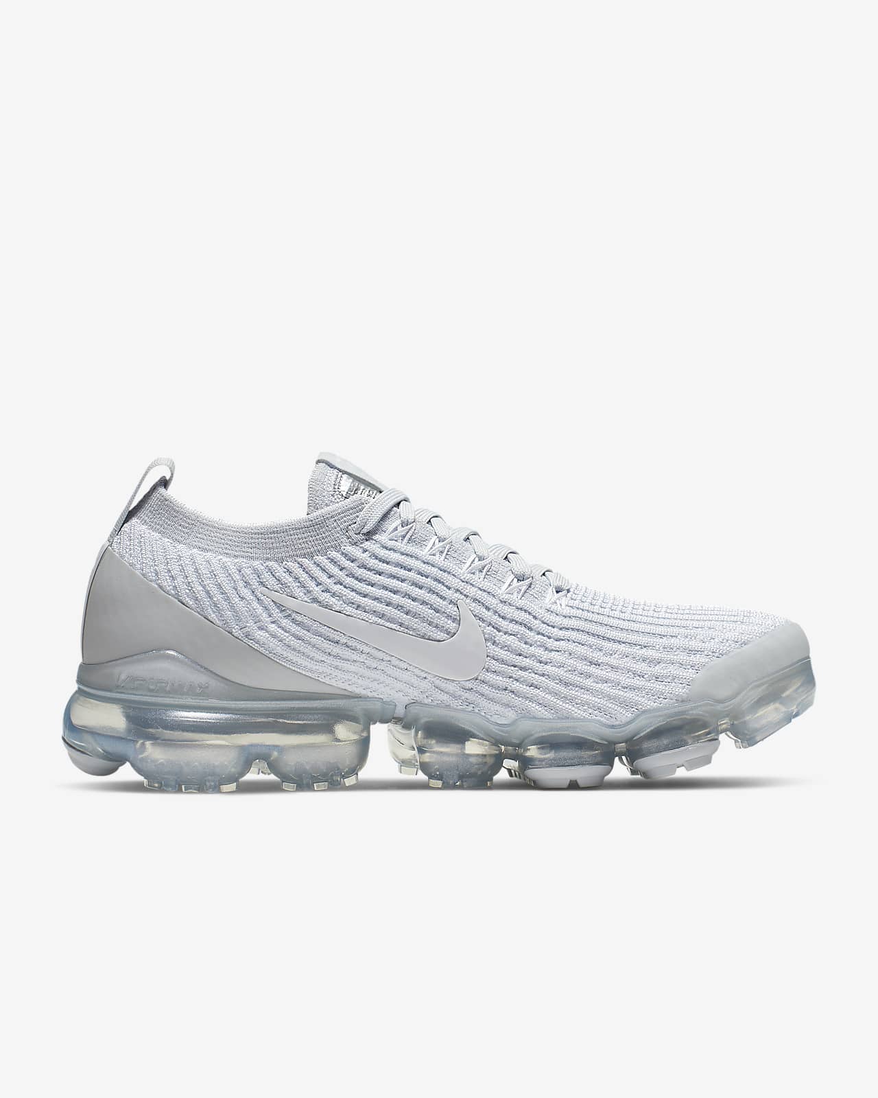 nike vapormax flyknit light grey