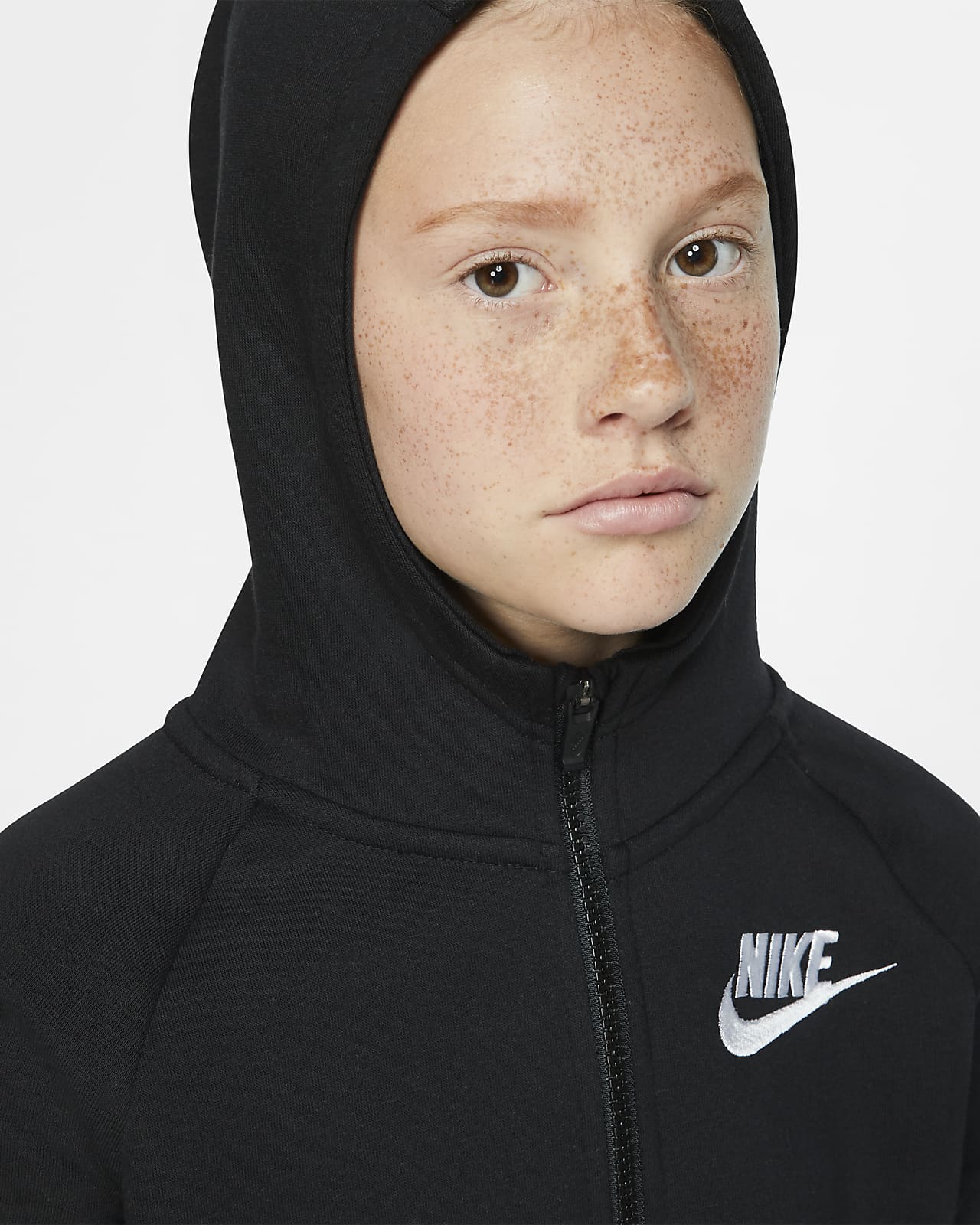 girls nike zip hoodie