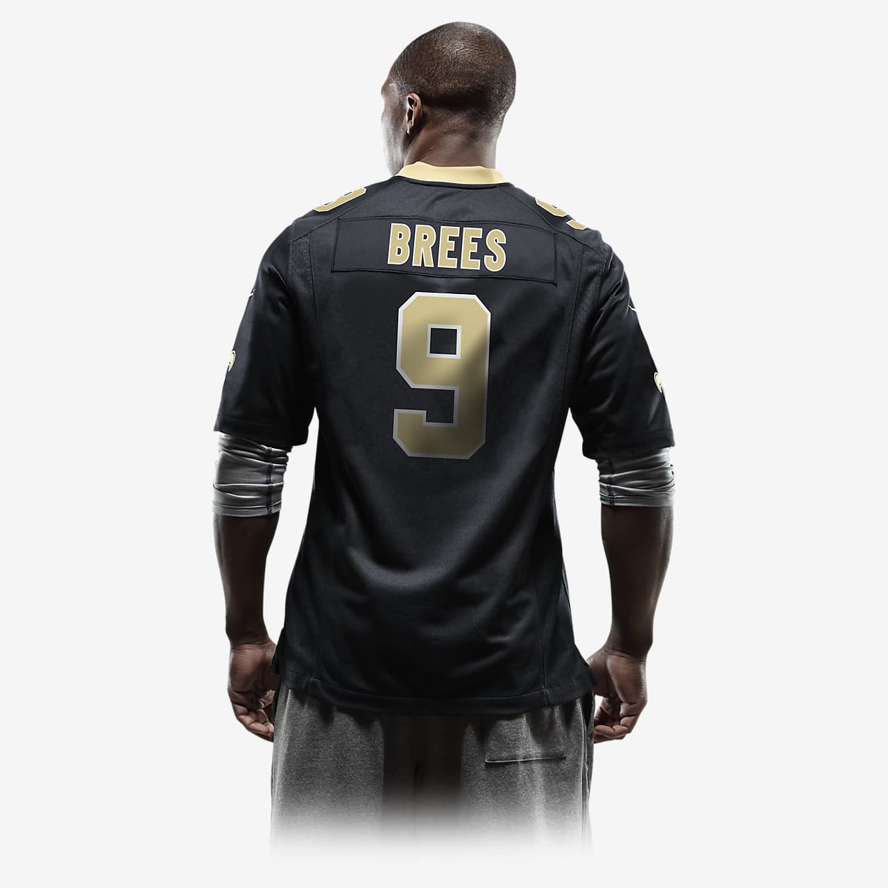 منشار لحم كهربائي ساكو NFL New Orleans Saints (Drew Brees) Men's American Football Home Game Jersey منشار لحم كهربائي ساكو