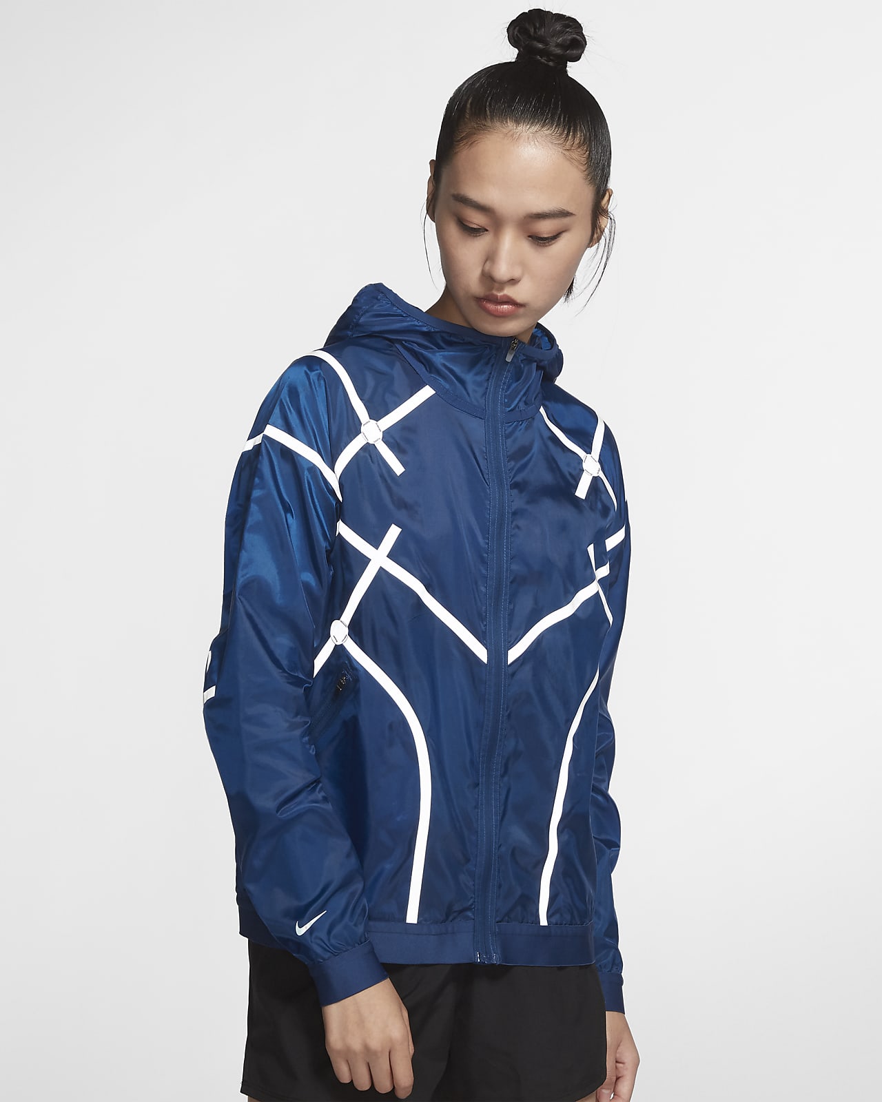 women's hooded running jacket nike air