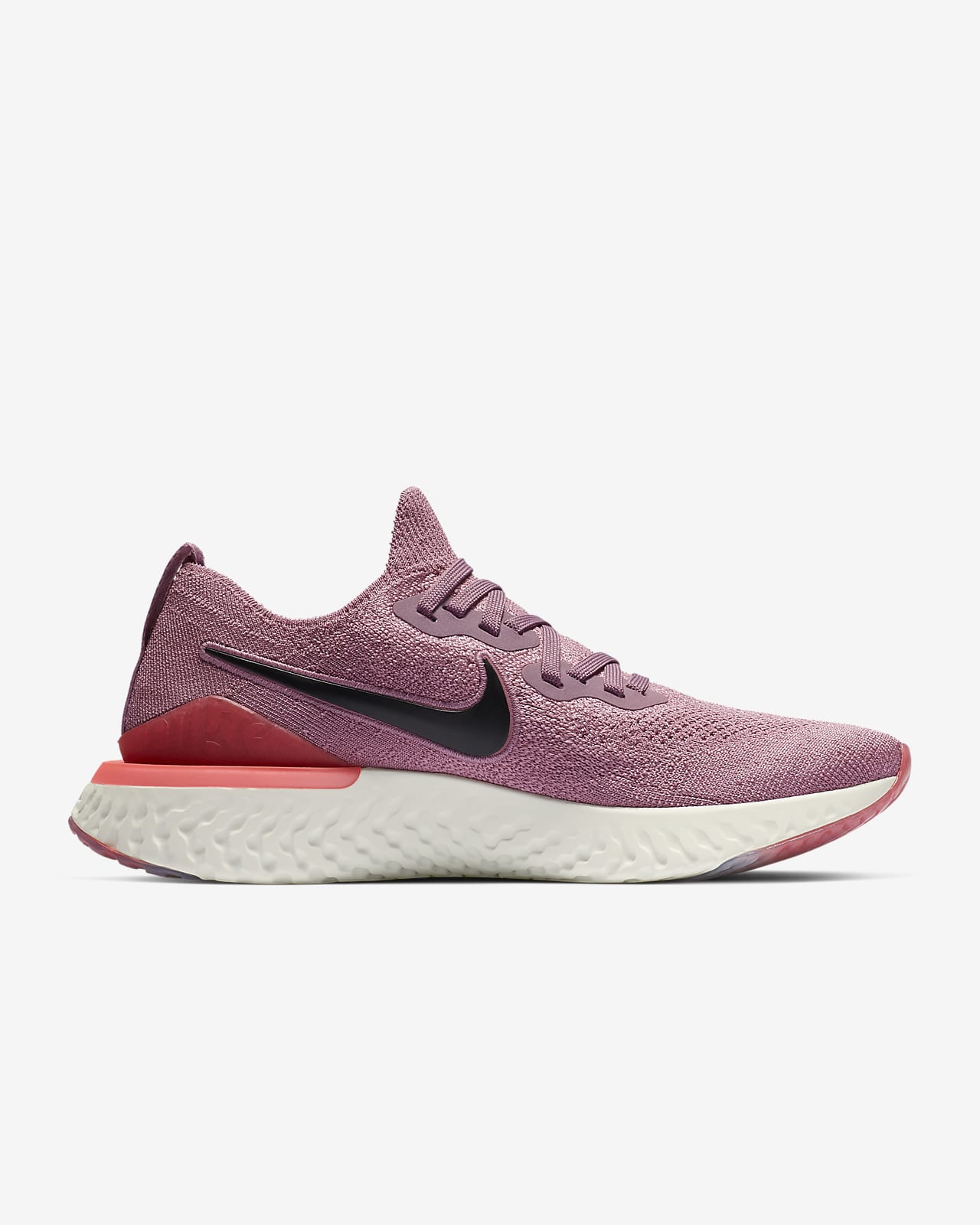nike running epic react trainers in plum