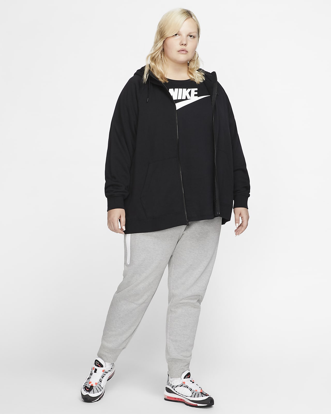 nike polyknit full zip hoodie