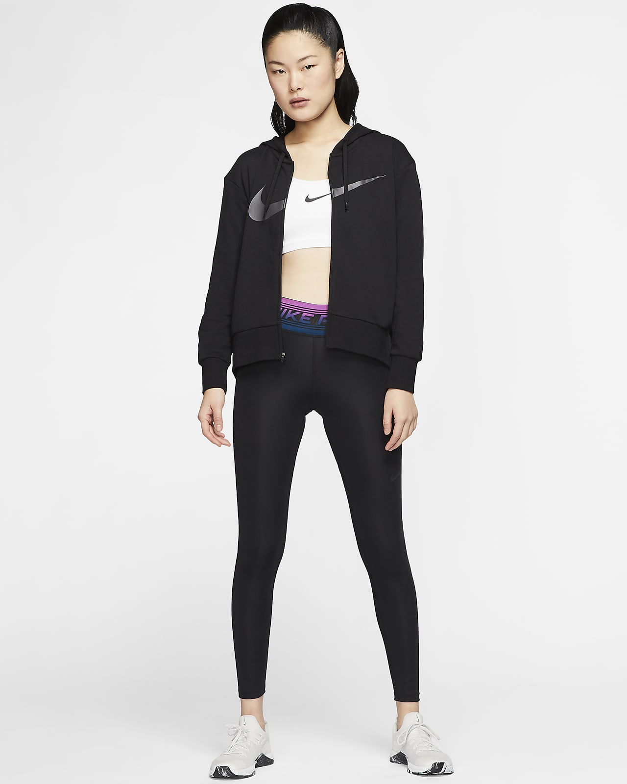 nike women's dri fit get fit sweatshirt