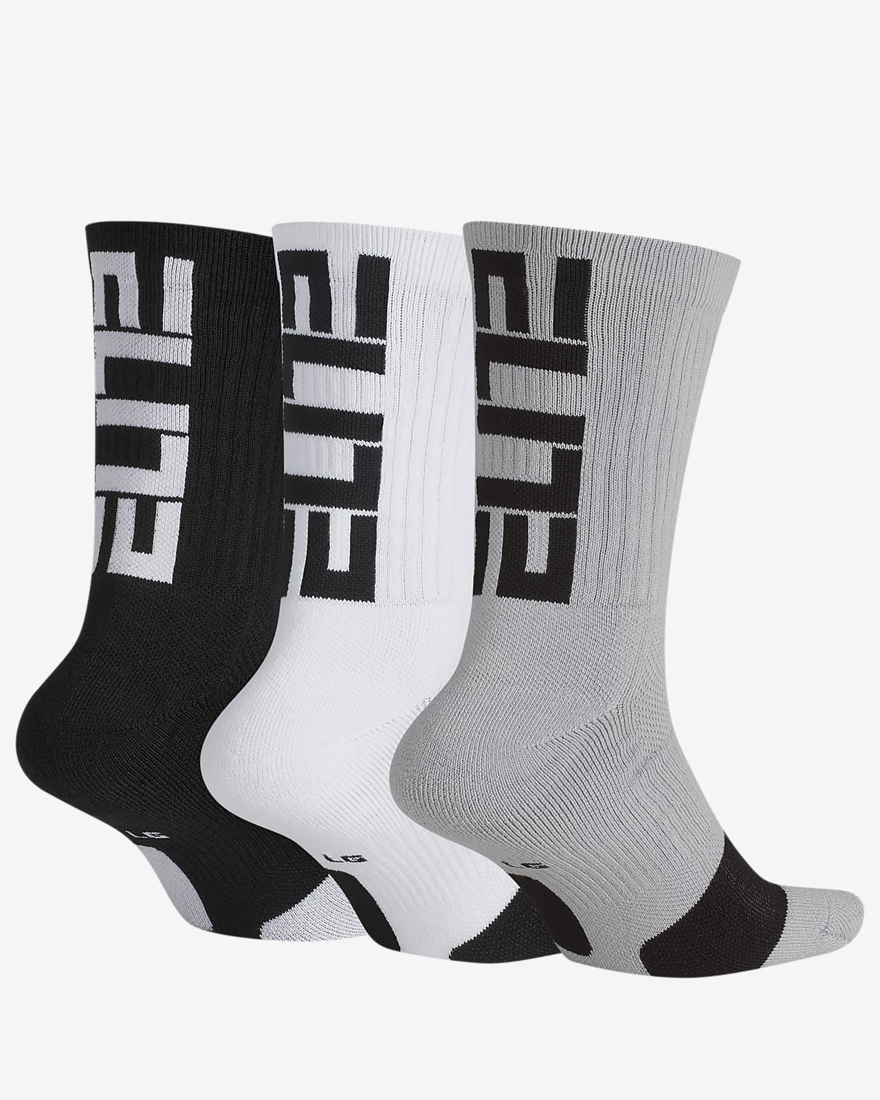 nike elite crew 篮球运动袜(3 双)