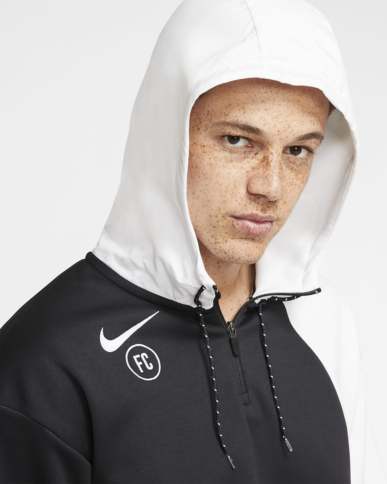 nike fc white hoodie
