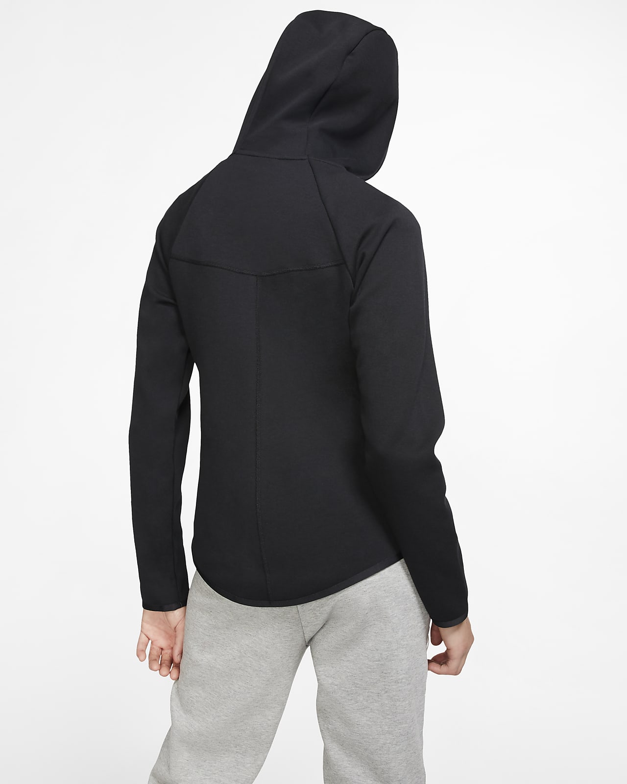 Huvtröja Nike Sportswear Windrunner Tech Fleece med hellång dragkedja för kvinnor Huvtröja Nike Sportswear Windrunner Tech Fleece med hellång dragkedja för kvinnor