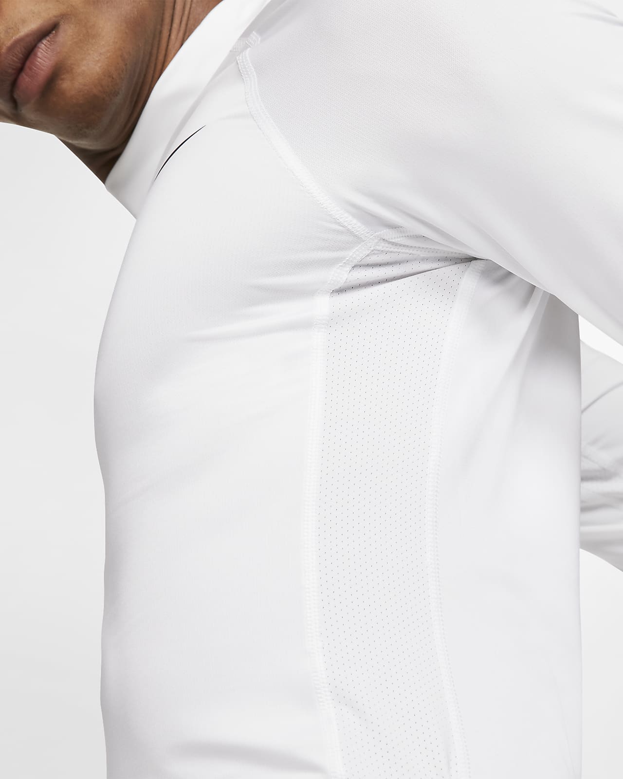 nike men's mock neck long sleeve thermal top