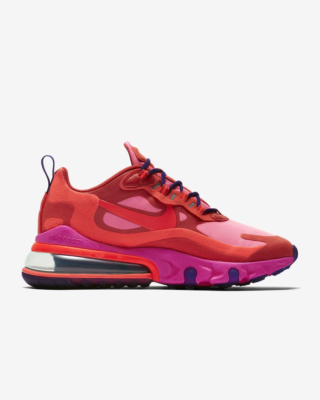air max 270 react red and pink