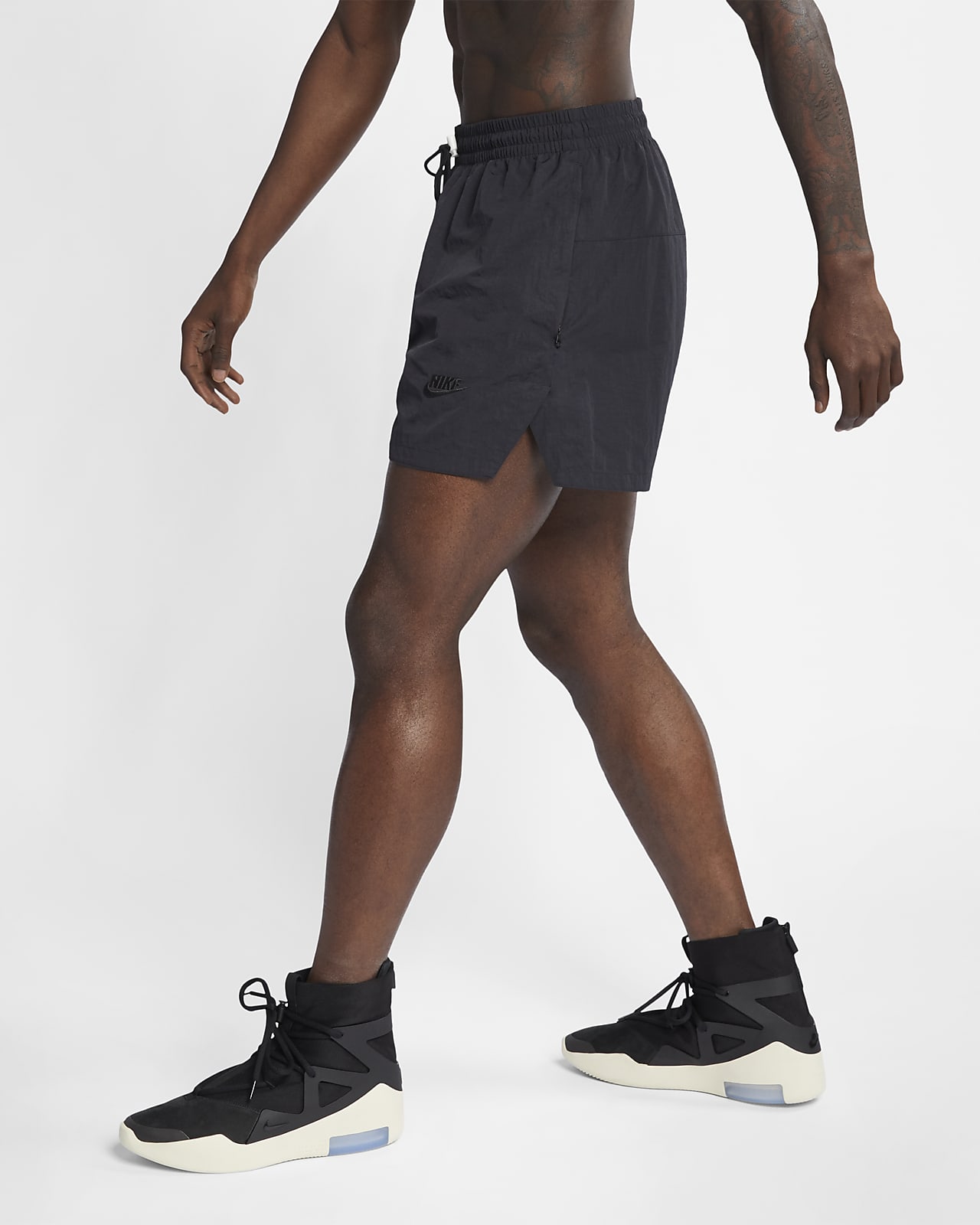 NEW Nike X Fear of God Warm Up Nylon NBA Pants Black FOG Small CU4684-010  XS - M