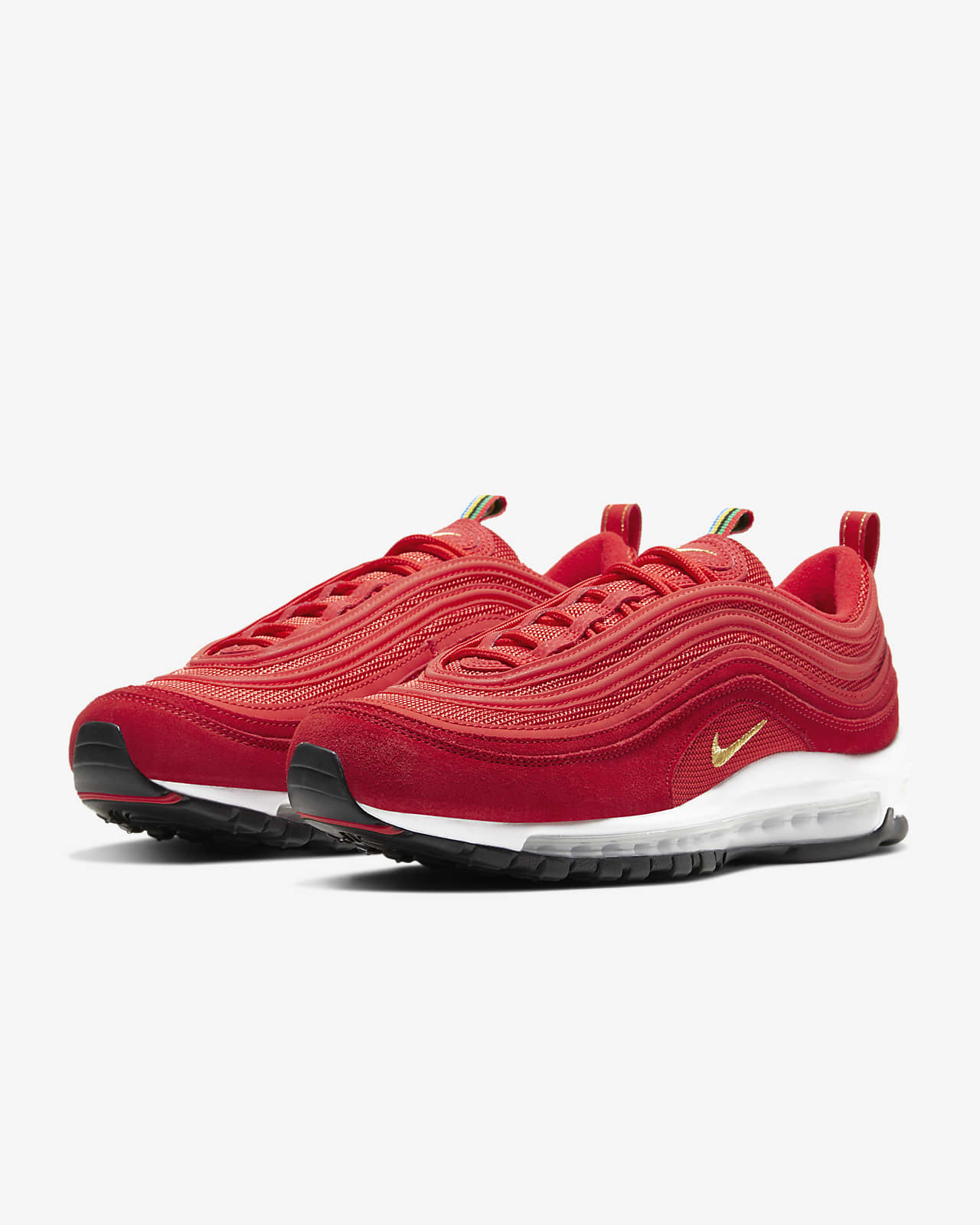 nike air max 97 mens red and white
