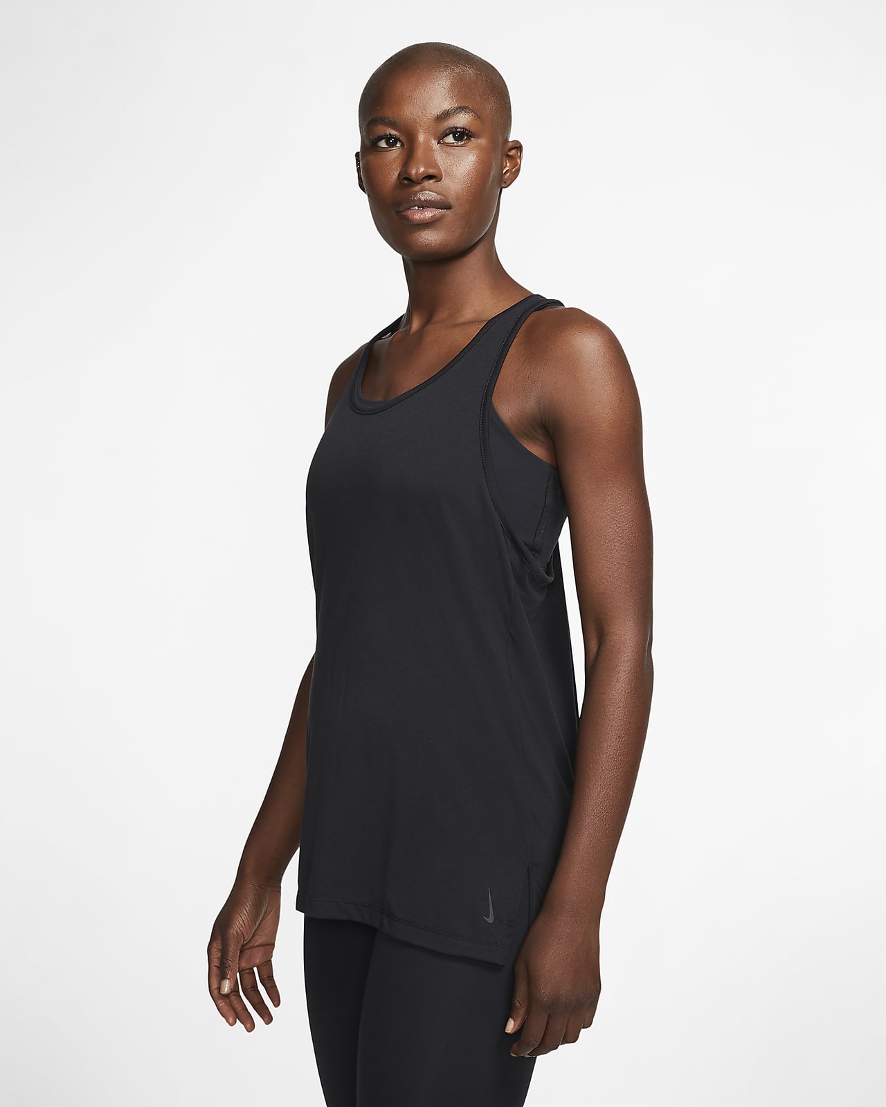 Estándar Semicírculo Interpersonal Nike Yoga Camiseta de tirantes - Mujer. Nike ES