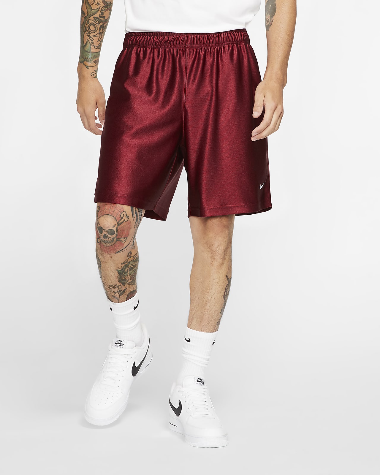 nike mens shorts red