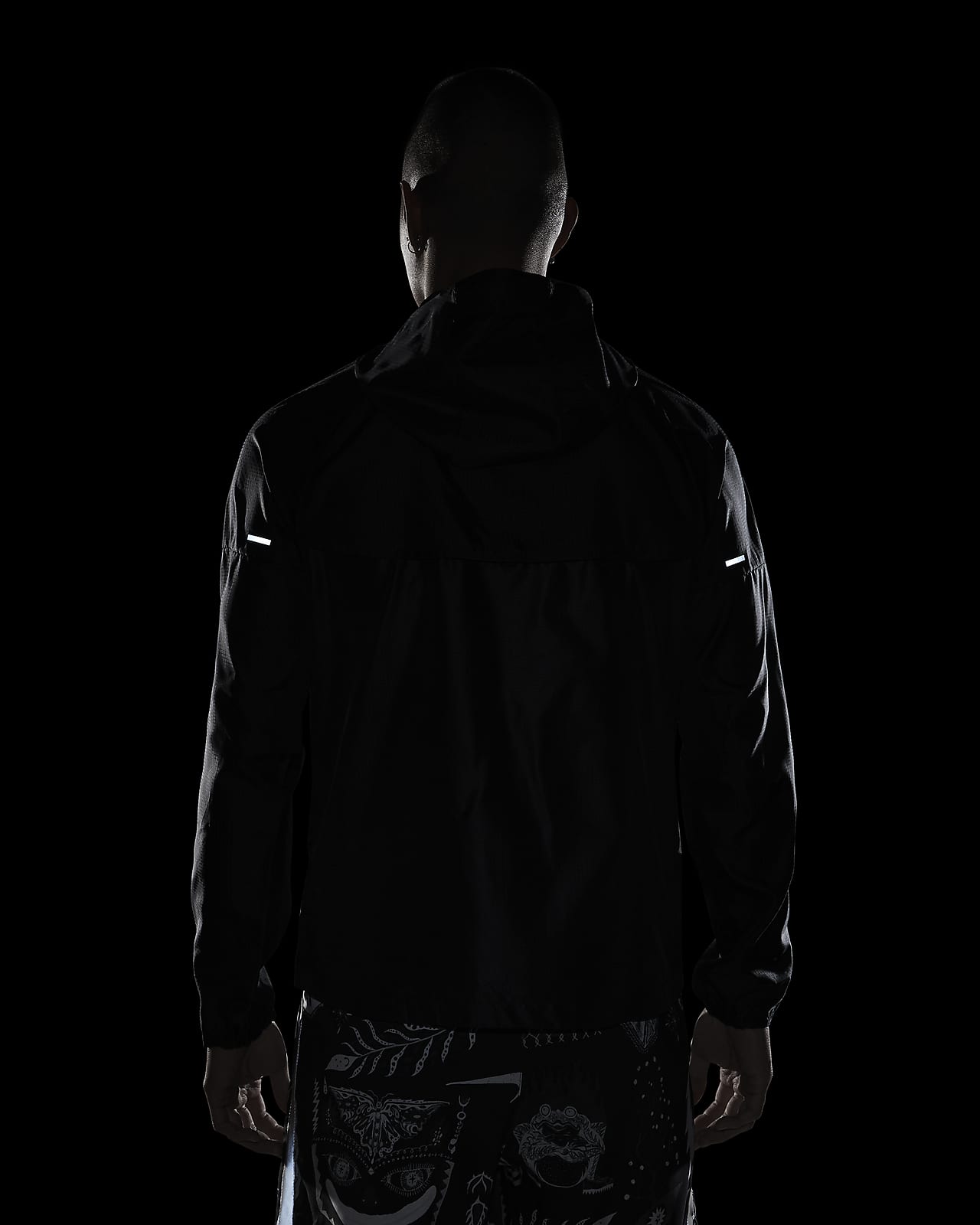 nike black windrunner men's