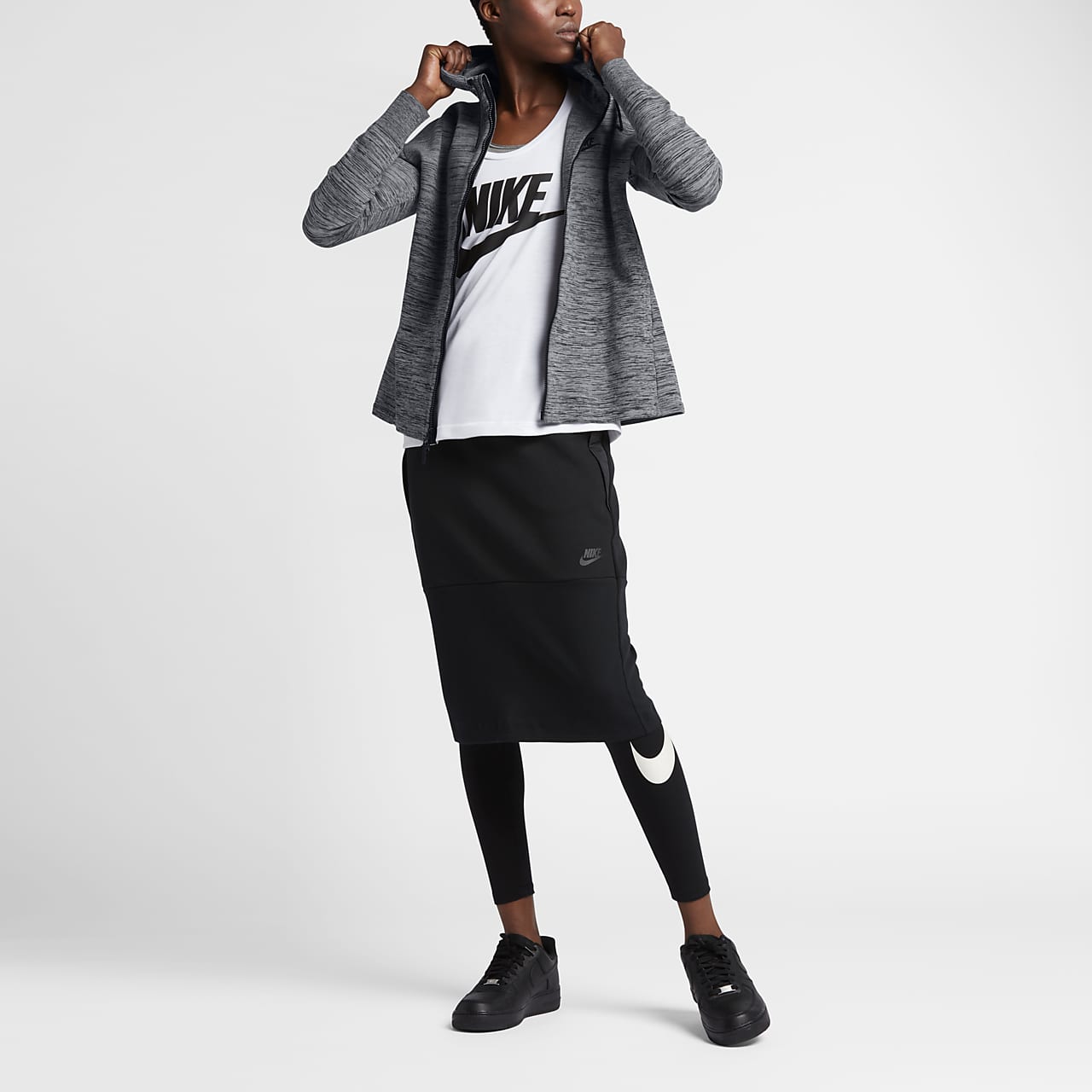 nike tech knit jacket women's