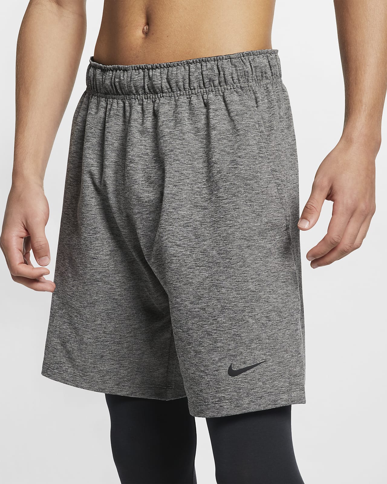 men's nike dri fit shorts grey