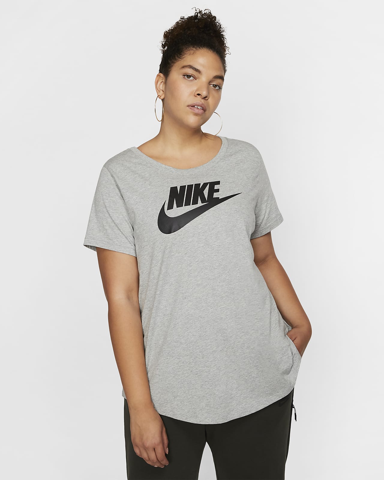 planes Puñado Respetuoso del medio ambiente Nike Sportswear Essential Camiseta (Talla grande) - Mujer. Nike ES