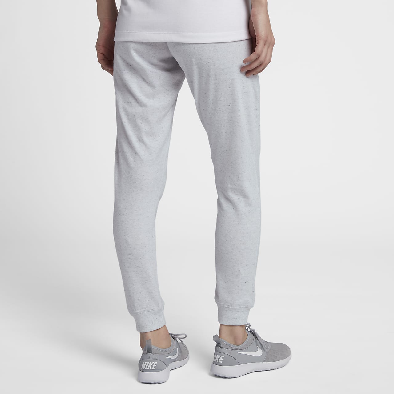 NWT NIKE Womens Gym Vintage Sport Casual Capri Sweatpants Pants gray -  MEDIUM M