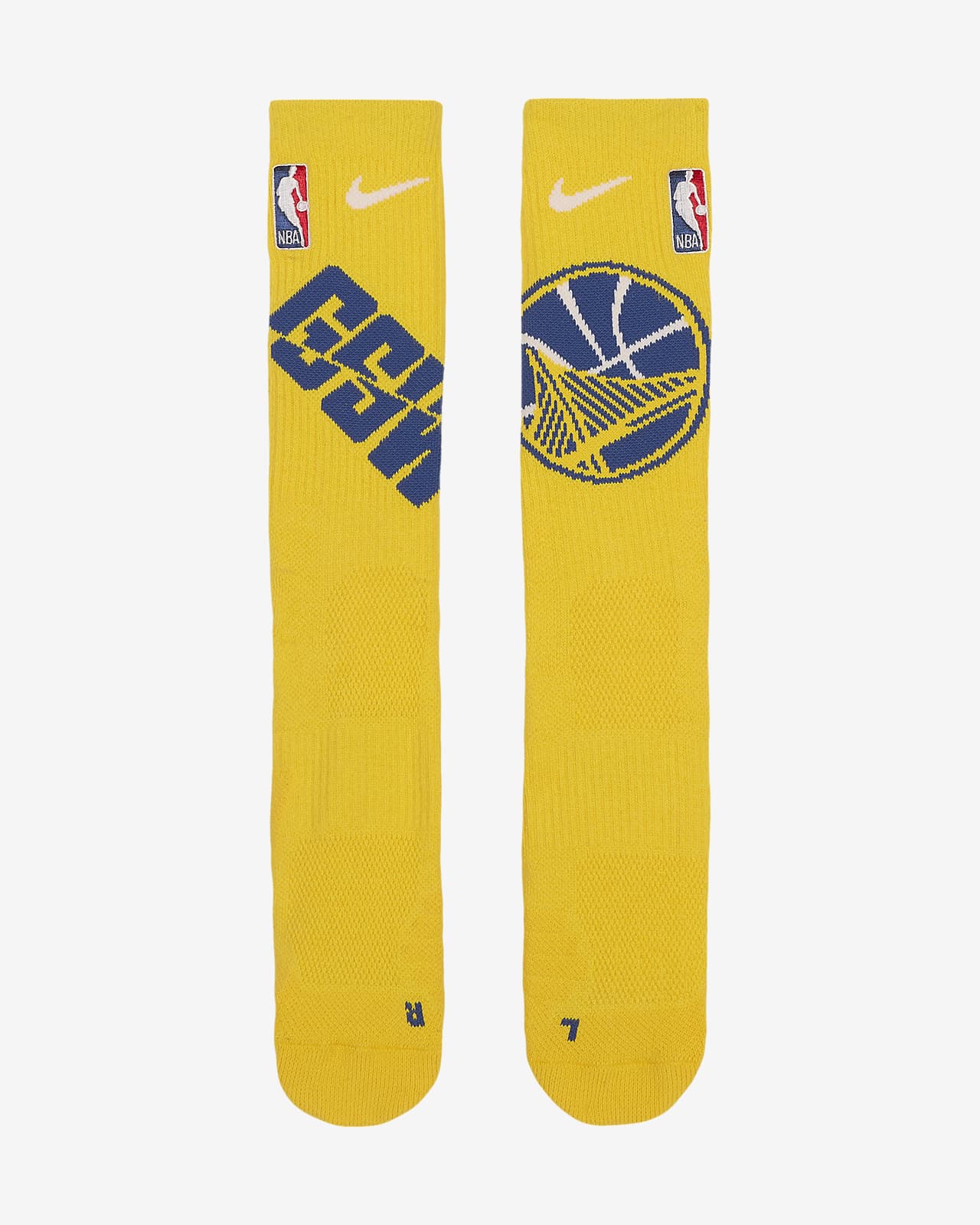 Golden State Warriors Elite Nike NBA Crew Socks