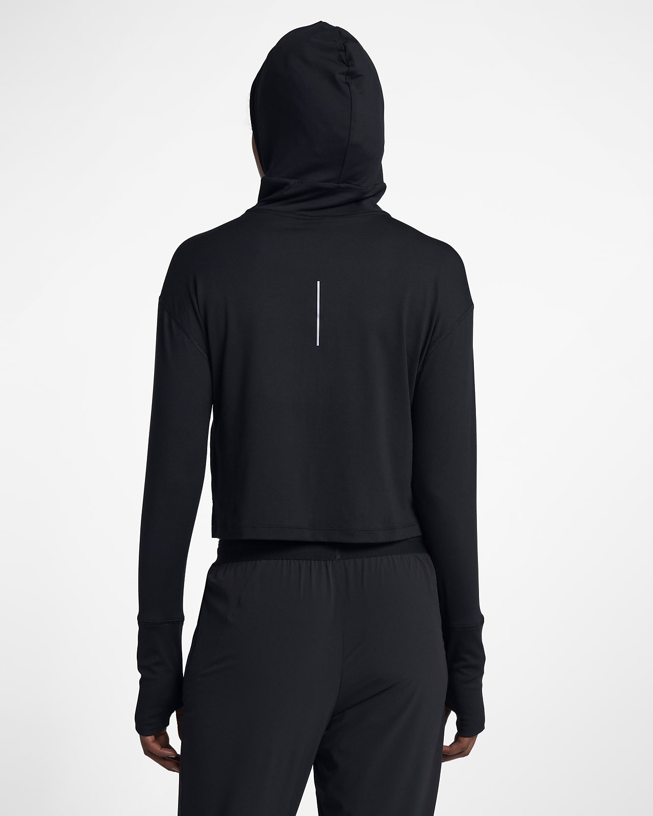nike women's element full zip running hoodie