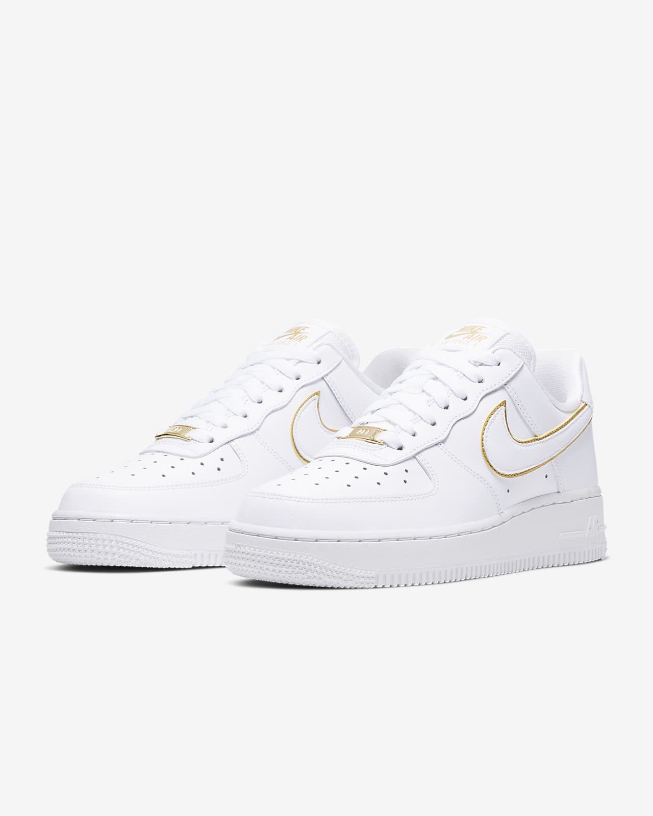 nike white on white air force 1