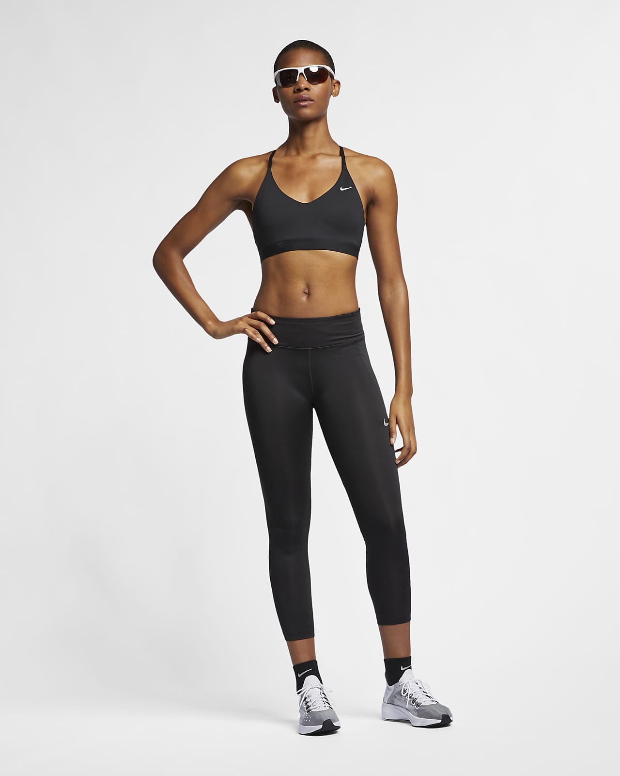 Женские слегка укороченные тайтсы для бега Nike Fast. Nike RU