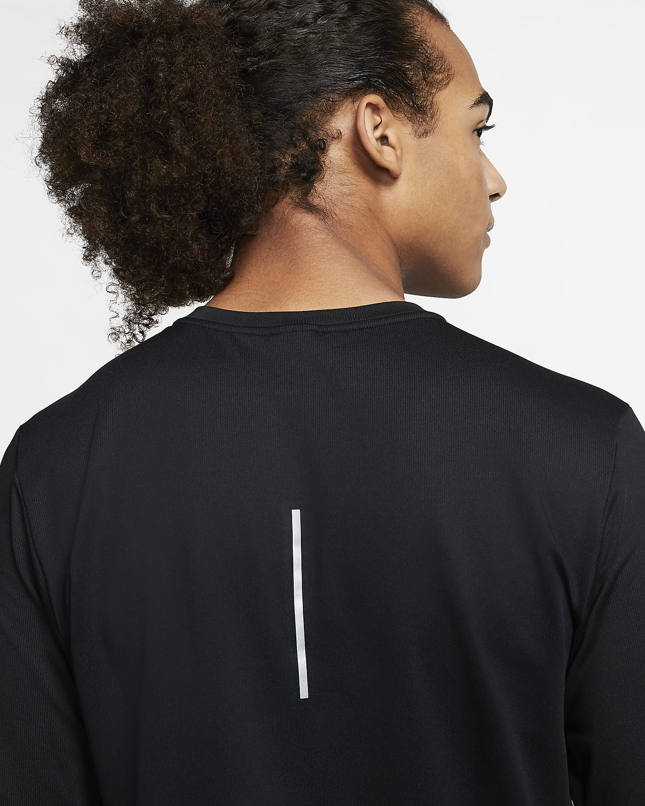 nike men's skeleton top black