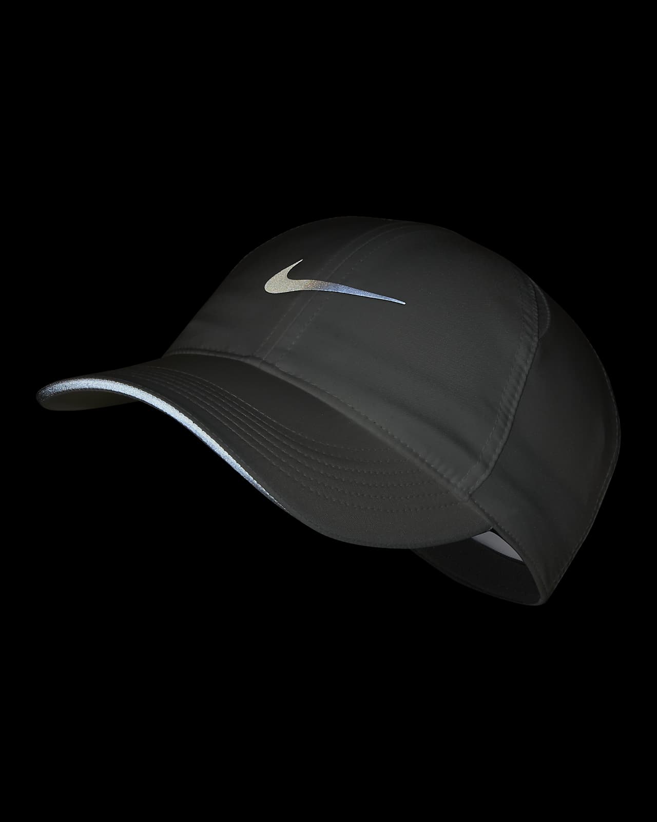 Nike Aerobill Featherlight Dri-Fit Black Unisex Tennis Running Adjustable  Hat Cap at  Women's Clothing store