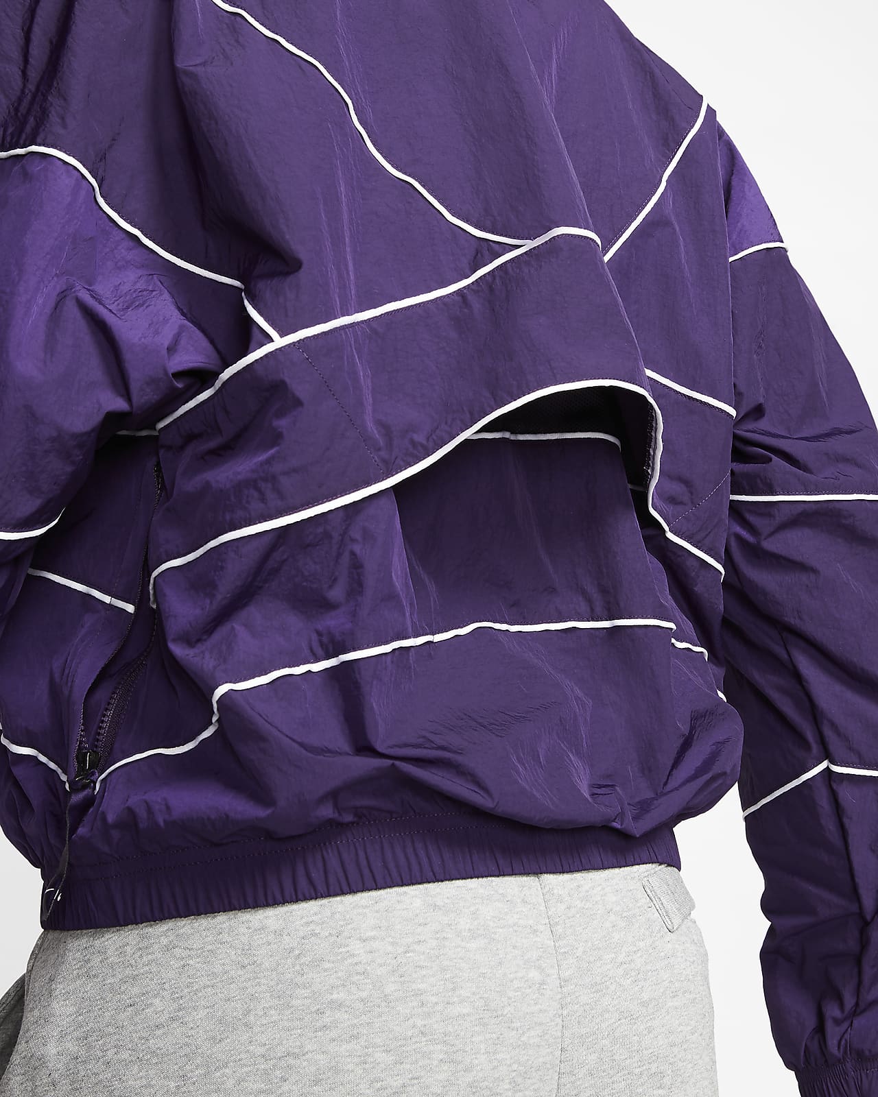 purple nike track jacket