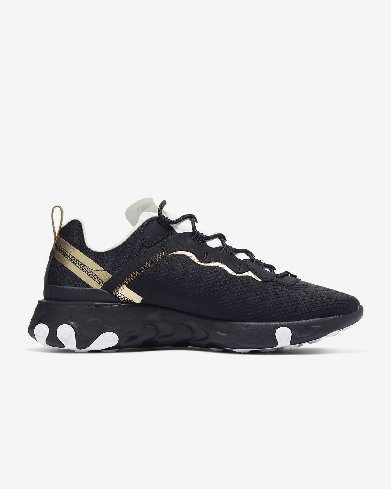 nike react element 55 se black and gold