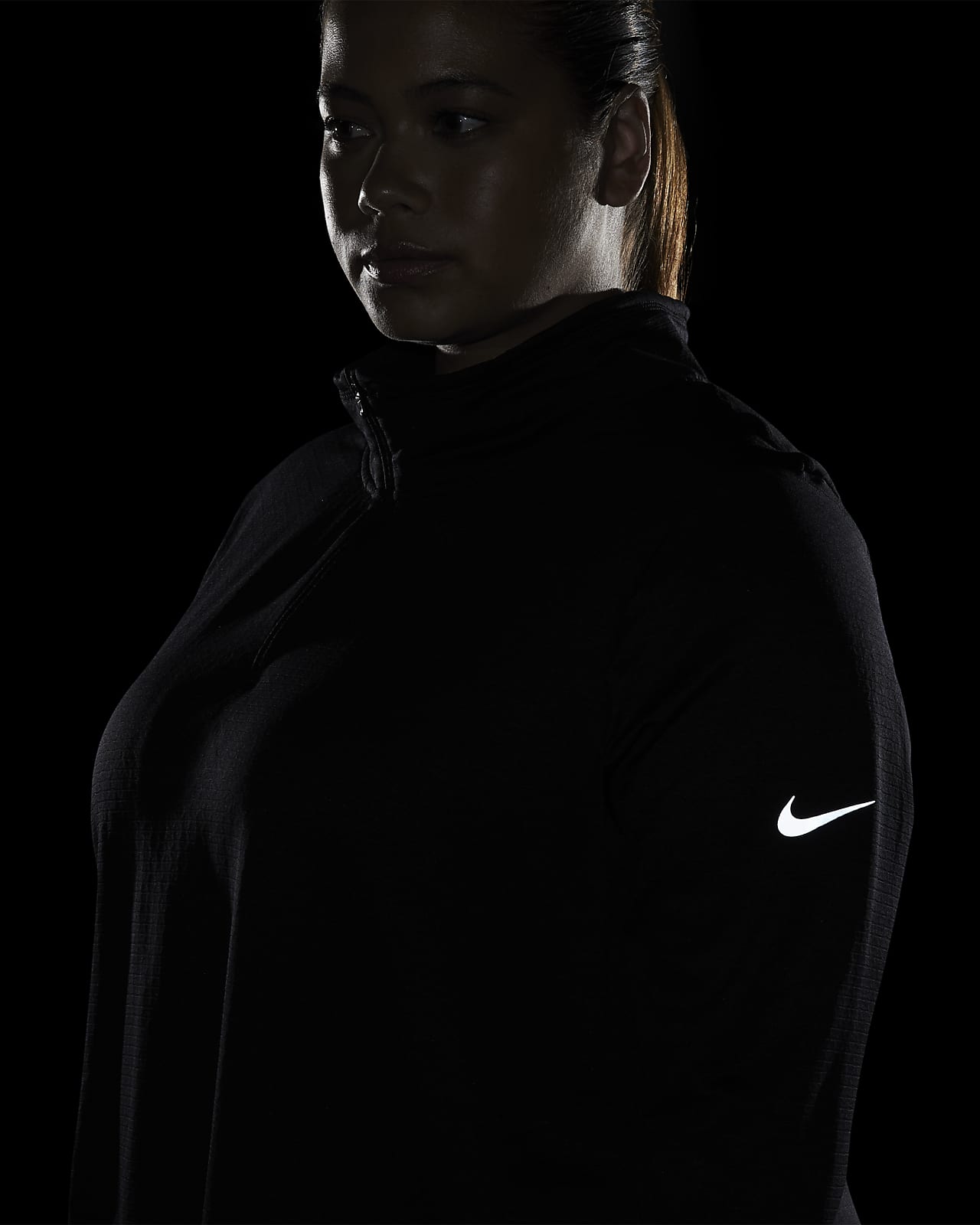 nike plus size half zip