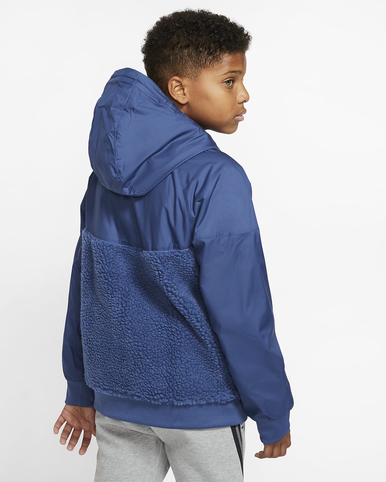 nike boys sherpa windrunner