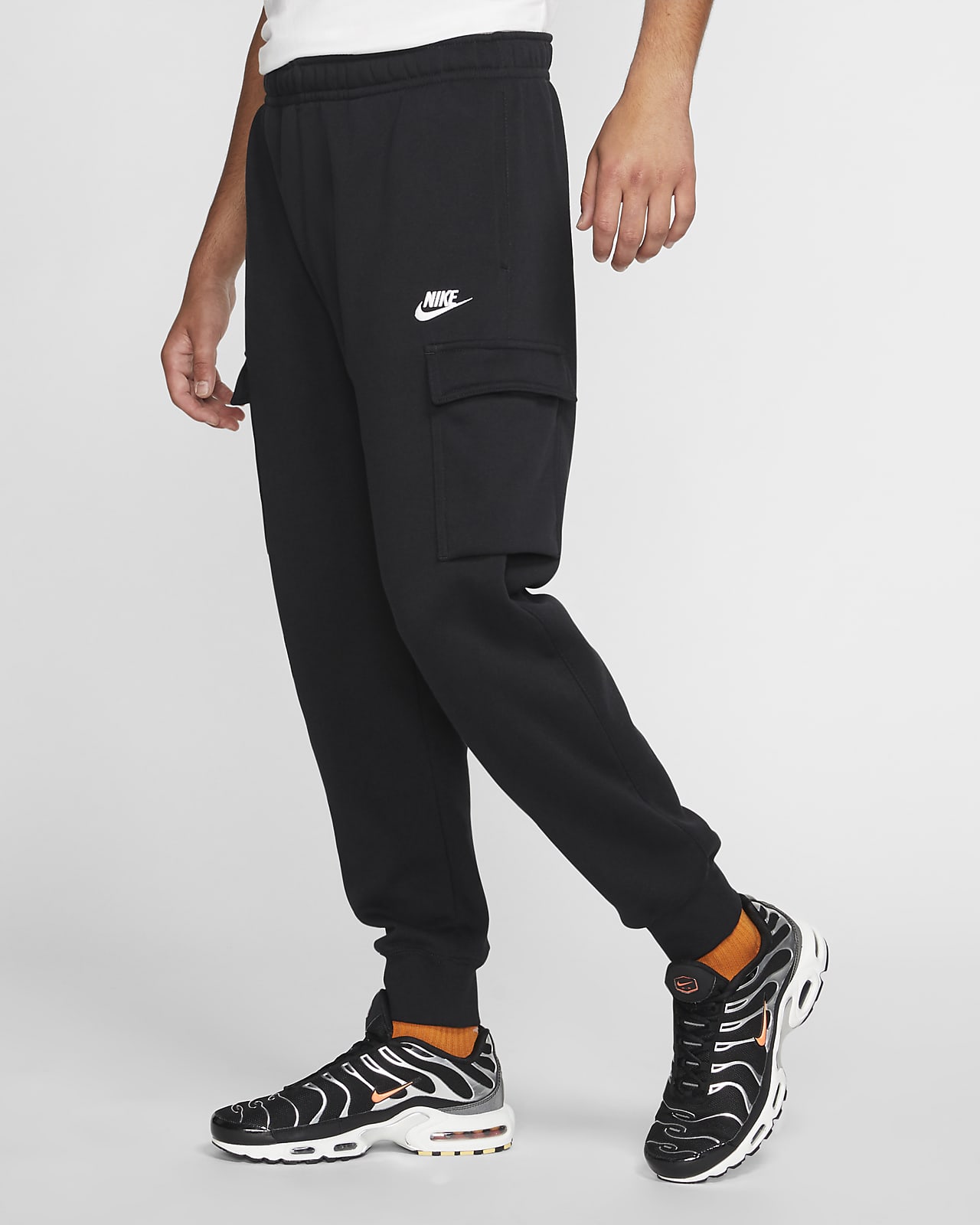 nike sportswear club fleece cargo jogger pants