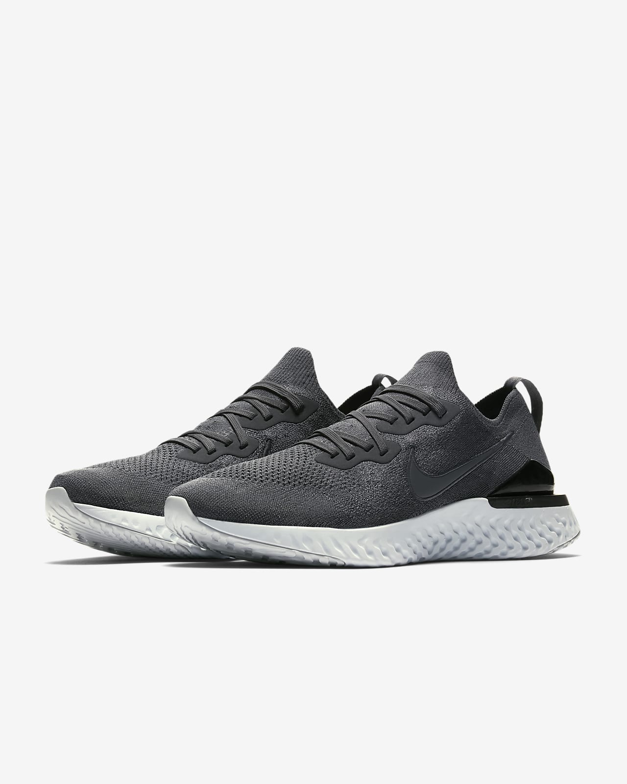 nike men's epic react flyknit 2 black