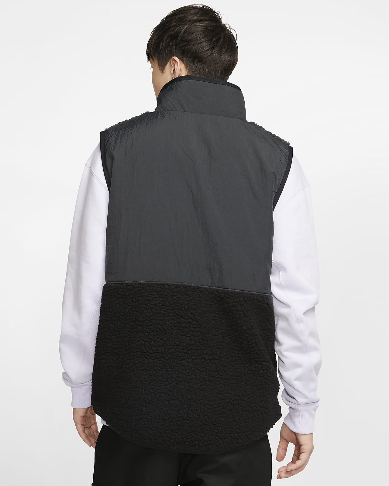 nike sportswear men's sherpa fleece jacket