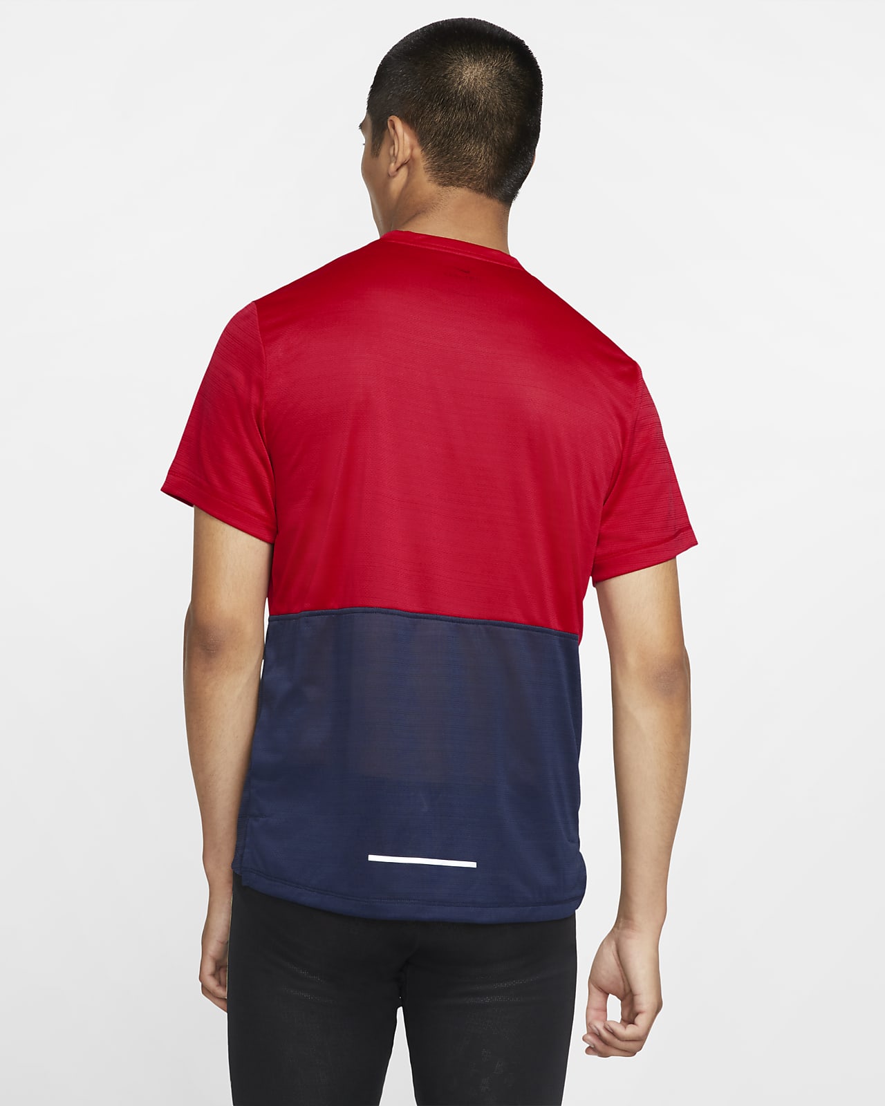 nike miler red t shirt