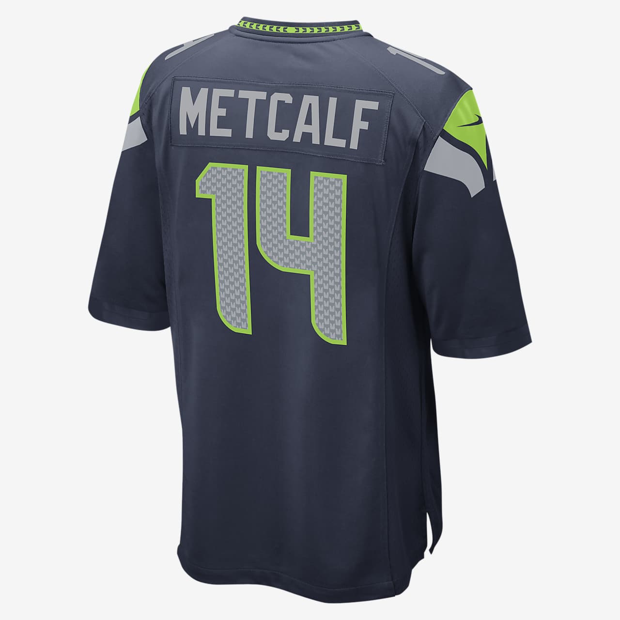 Nike Dk Metcalf Seattle Seahawks Navy Game Player Jersey - S - Bronze