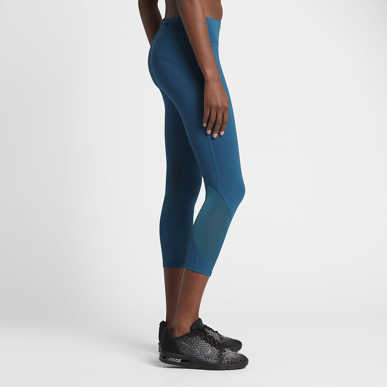 Nike Women's Epic Lux Tight Crop Running Pants (Navy, X-Small) 