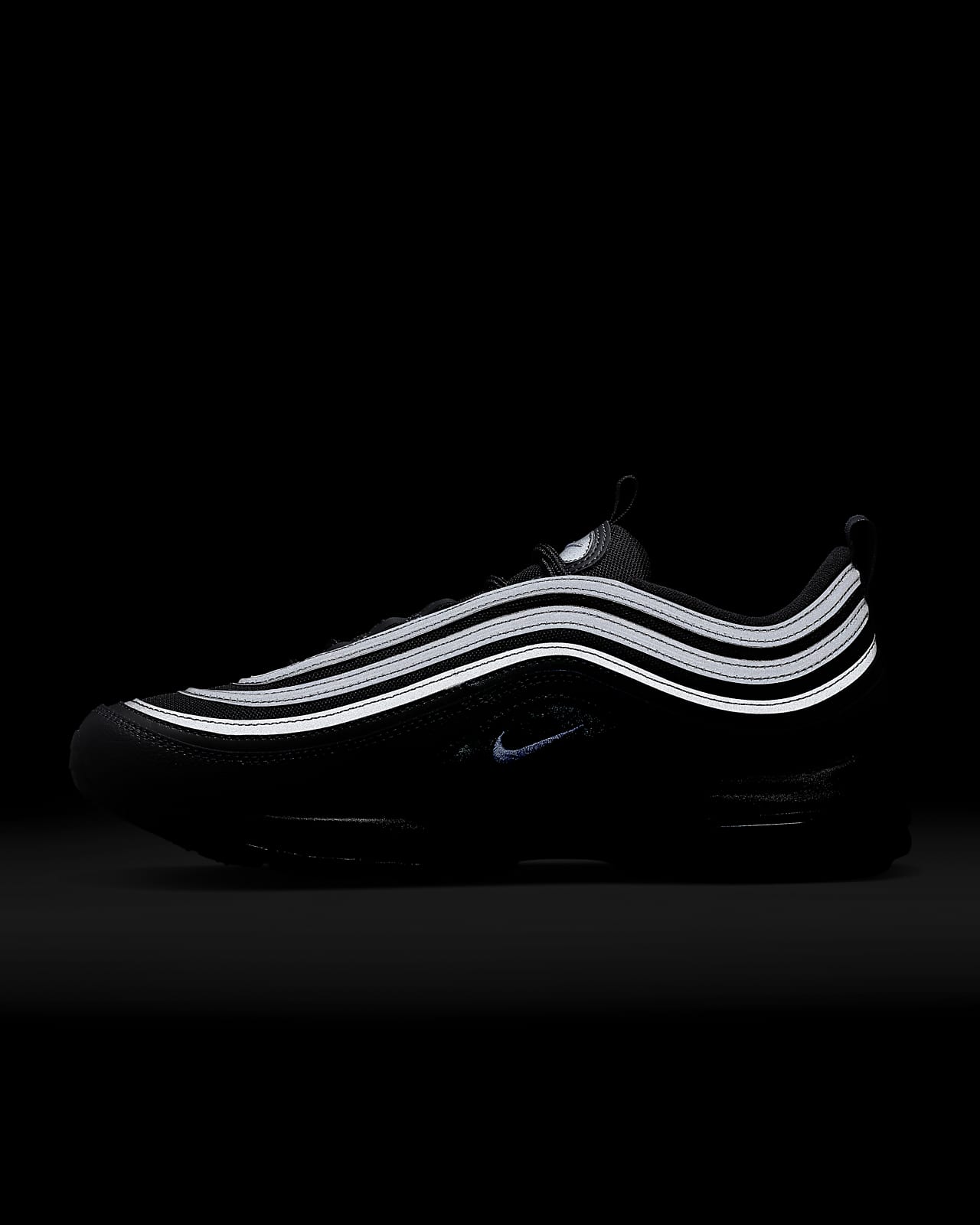 air max 97 glow in the dark black