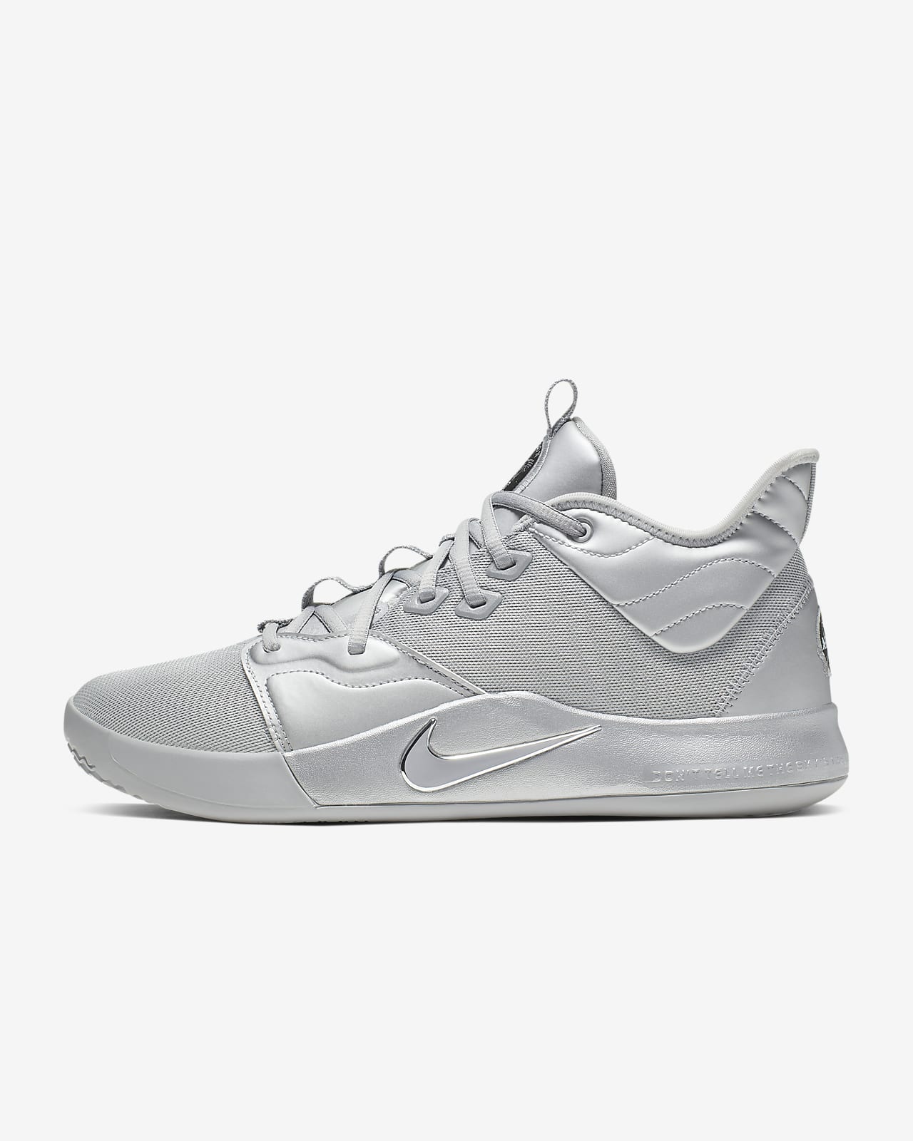 Nike pg best sale 13 mens silver