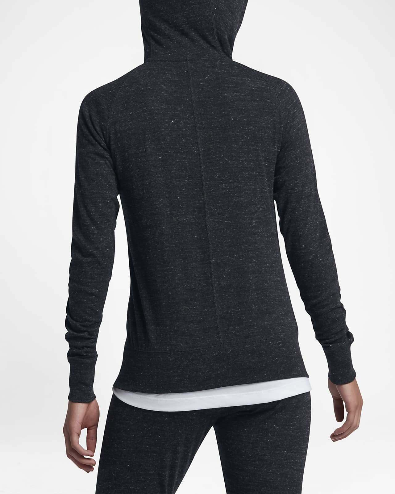 nike gym vintage logo hoodie