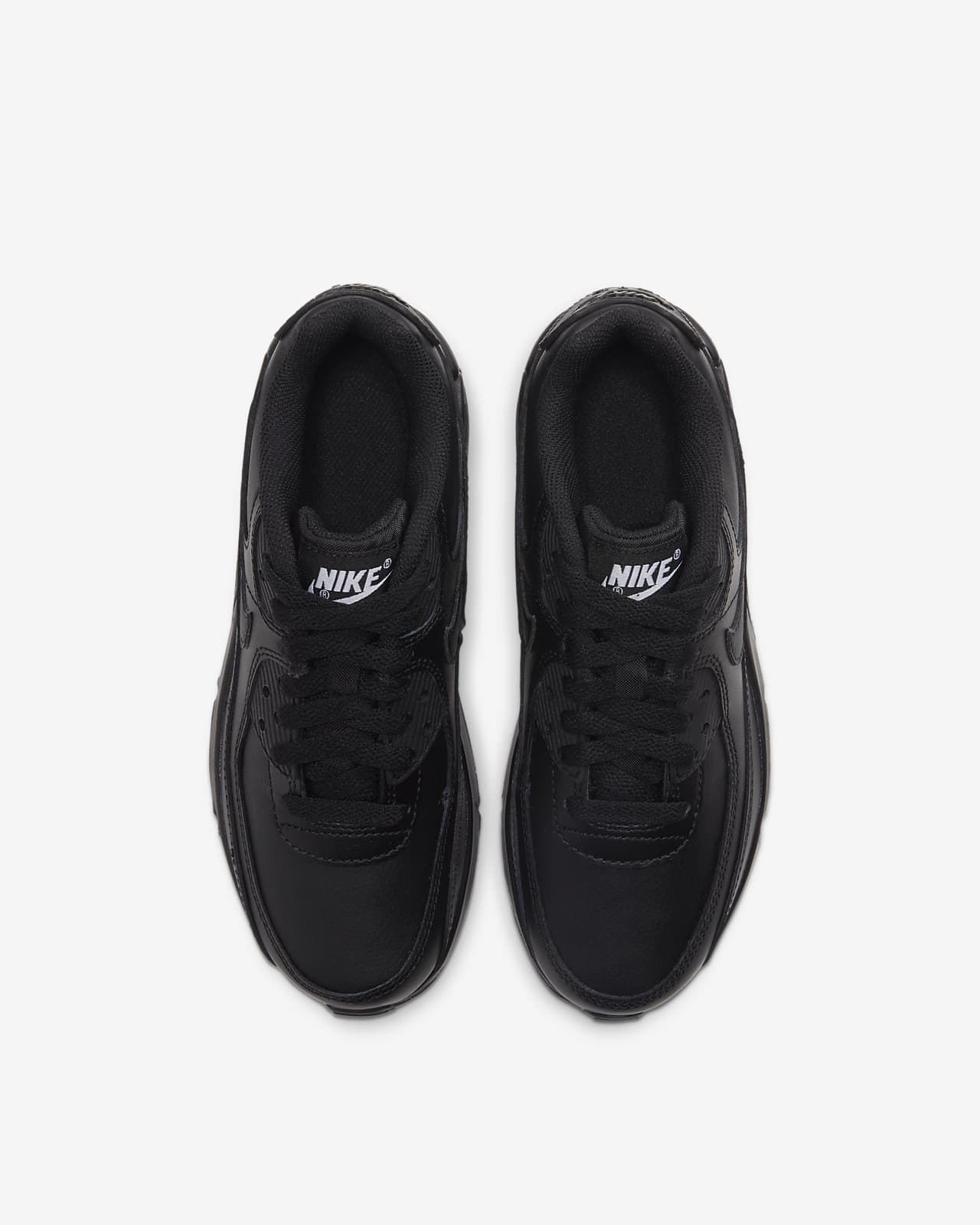Nike Air Max 90 Black/White/Black Women's Shoes, Size: 6.5